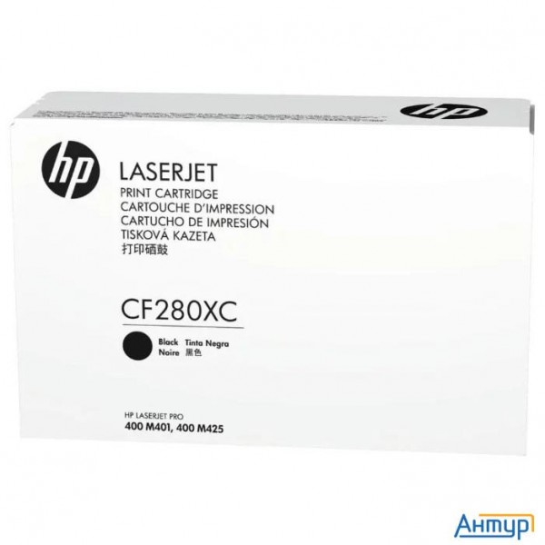 Hp Картридж Cf280xc 80x лазерный увеличенной емкости (6900 стр) (белая корпоративная коробка)