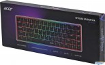 Клавиатура Acer Okw302 механическая серебристый Usb For Gamer Led (zl.kbdcc.01c)