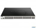 Управляемый коммутатор 2 уровня D-link Dgs-1210-52mpp/me/b3a Proj с 48 портами 10/100/1000base-t и 4