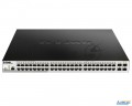 Управляемый коммутатор 2 уровня D-link Dgs-1210-52mpp/me/b3a Proj с 48 портами 10/100/1000base-t и 4