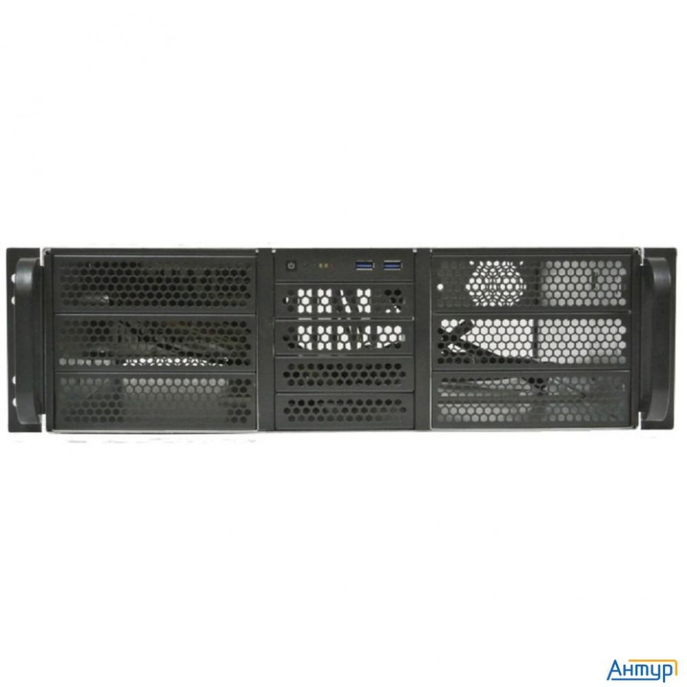 Procase Re306-d6h4-a-45 Корпус 3u Server Case,6x5.25+4hdd,черный,без блока питания(ps/2,mini-redunda