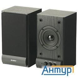 Sven Sps-607, черный (2.0, Активные, 2х3 Вт (rms), 80-18000 Гц, дерево)
