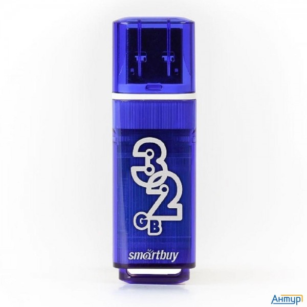 Smartbuy Usb Drive 32gb Glossy Series Dark Blue 3.0/3.1  (sb32gbgs-db)