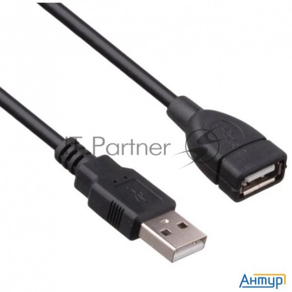 Удлинитель Usb 2.0 Exegate Ex-ccf-usb2-amaf-3.0f (am/af, позолоченные контакты, ферритовые кольца, 3