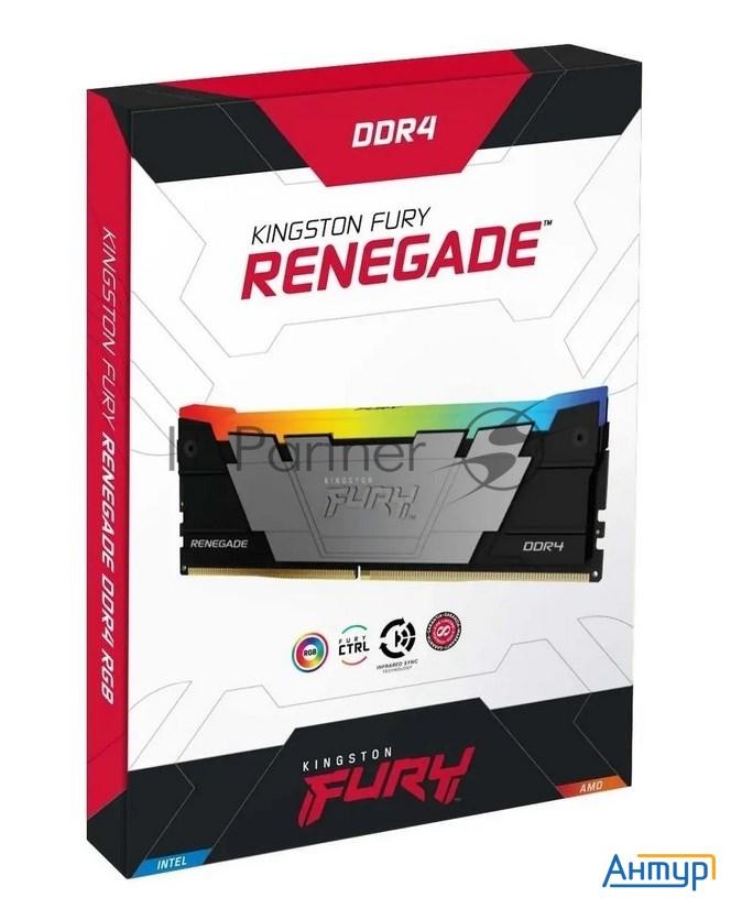 Оперативная память Kingston Ddr4 16gb 3200mhz Kf432c16rb12a/16 Fury Renegade Rgb Rtl Gaming Pc4-2560