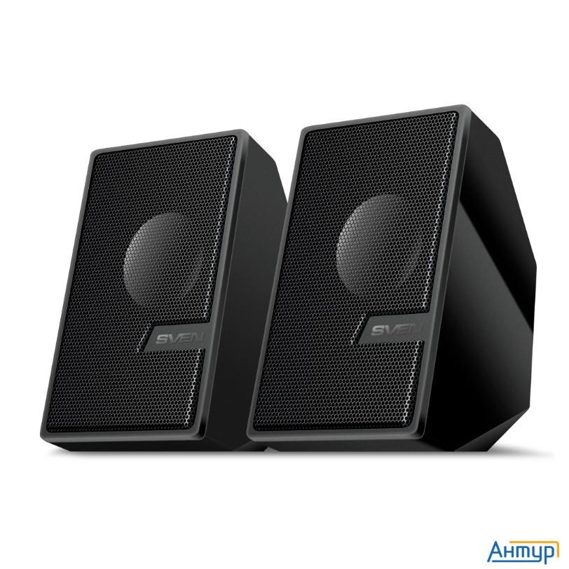 Компьютерная акустика 2.0 Sven 340 черная (6 Вт, питание Usb, Bt)