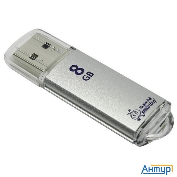 Smartbuy Usb Drive 8gb V-cut Series Silver Sb8gbvc-s
