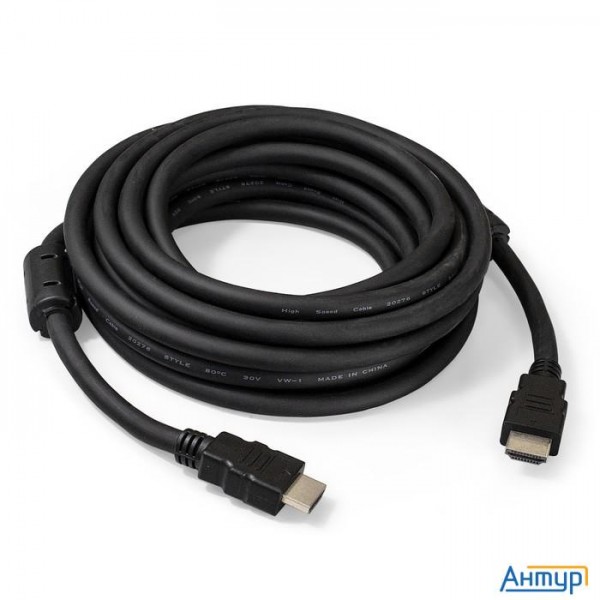 Exegate Ex287725rus Кабель Hdmi Exegate Ex-cc-hdmi2-5.0f (19m/19m, V2.0, 5м, 4k Uhd, Ethernet, ферри