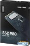 Ssd накопитель M.2 (pci-e Nvme) 500 Gb Samsung 980 (r3100/w2600mb/s) (mz-v8v500bw)