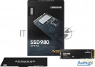 Ssd накопитель M.2 (pci-e Nvme) 500 Gb Samsung 980 (r3100/w2600mb/s) (mz-v8v500bw)