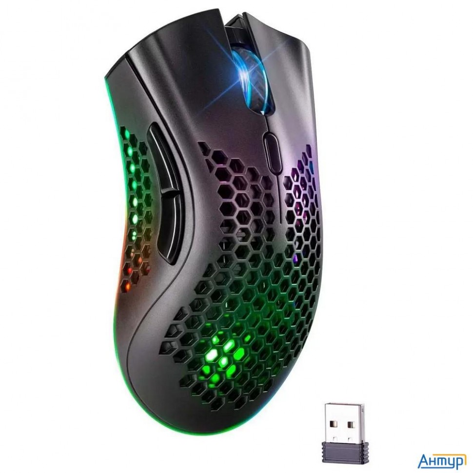 Беспроводная игровая мышь Warlock Gm-709l Rgb,8кнопок,2400dpi