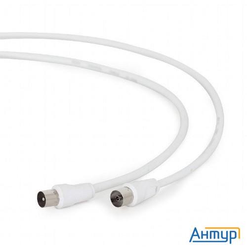 Gembird Кабель Кабель телевизионный, Coaxial M/f, белый, 3м (ccv-515-w-3m)