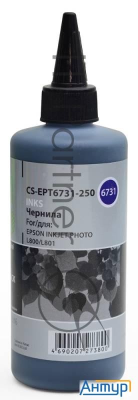Чернила Cactus Cs-ept6731-250 черный 250мл для Epson L800/l810/l850/l1800