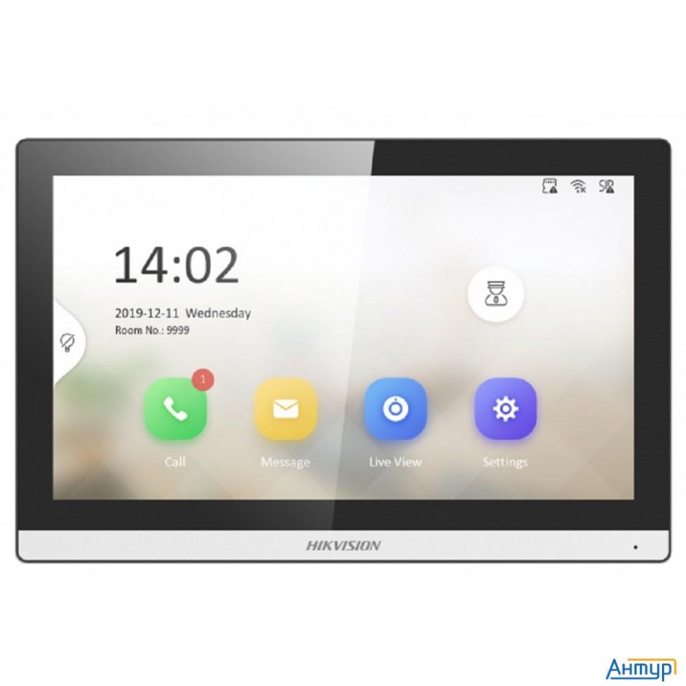 Видеодомофон Hikvision Ds-kh6350-wte1, чёрный