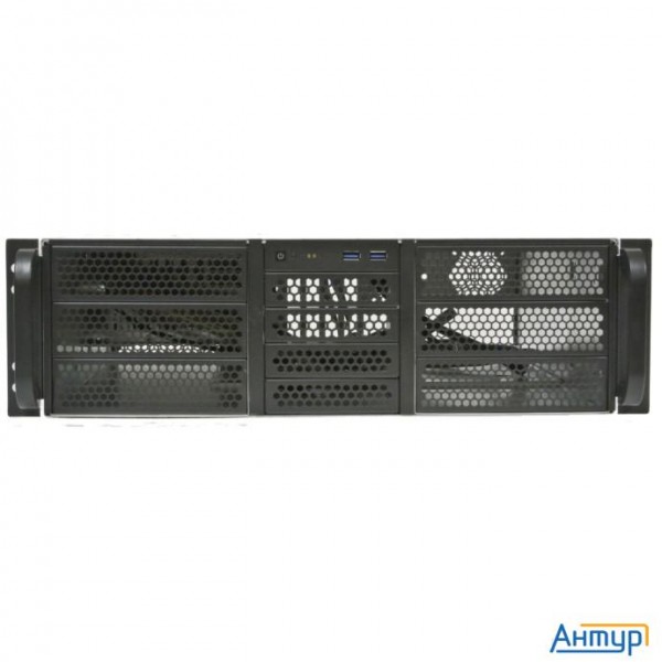 Procase Корпус 3u Server Case,6x5.25+4hdd,черный,без блока питания(2u,2u-redundant),глубина 650мм,mb