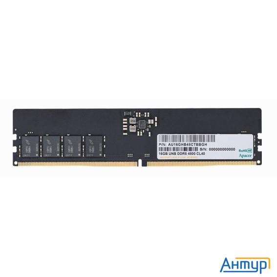 Apacer Ddr5 16gb 4800 Mt/s Cl40 Au16ghb48ctbbgh  (fl.16g2a.pth)