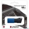 Флеш Диск Kingston 64gb Datatraveler Exodia M Dtxm/64gb Usb3.0 черный/синий