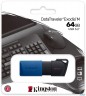 Флеш Диск Kingston 64gb Datatraveler Exodia M Dtxm/64gb Usb3.0 черный/синий