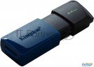 Флеш Диск Kingston 64gb Datatraveler Exodia M Dtxm/64gb Usb3.0 черный/синий