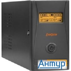 Exegate Ep285476rus ИБП Exegate Power Smart Ulb-850.lcd.avr.c13.rj.usb <850va/480w, Lcd, Avr, 4*iec-