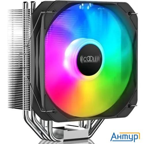 Pccooler Paladin 400 Argb S115x/1200/1700/am4 (tdp 200w, 130mm Pwm Argb Fan, 4 тепловые трубки 6мм,