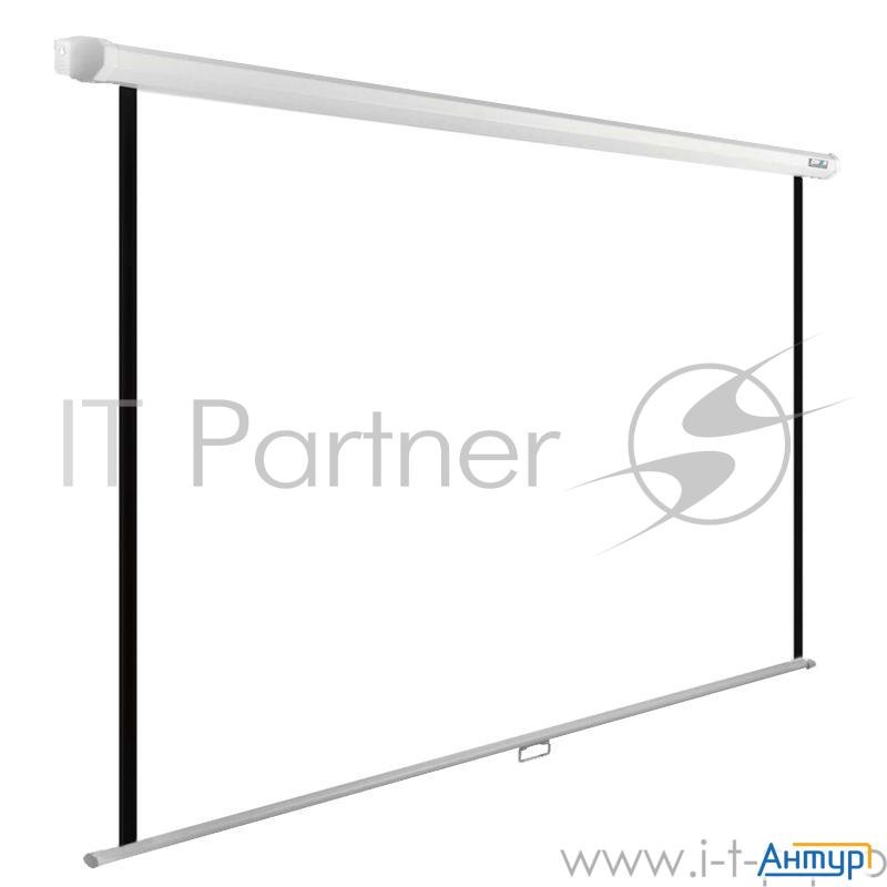 Экран Cactus 220x220см Wallexpert Cs-pswe-220x220-wt 1:1 настенно-потолочный рулонный