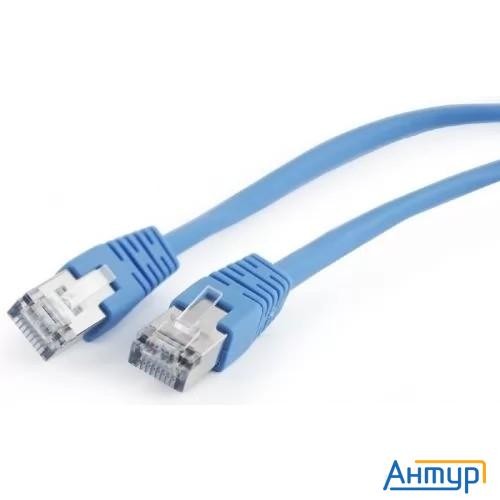 Патч-корд Pp22-2m/b 1000g Ftp 4 пары Cat5e Cca Molded 2м синий Rj-45 (m)-rj-45 (m)