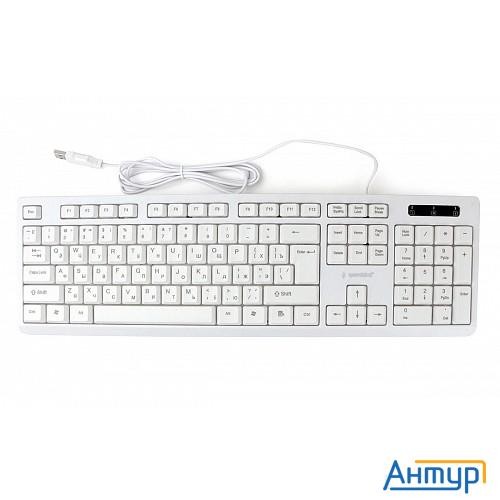 Клавиатура Gembird Kb-8355u,{usb,белый, 104 клавиши, кабель 1,85м}