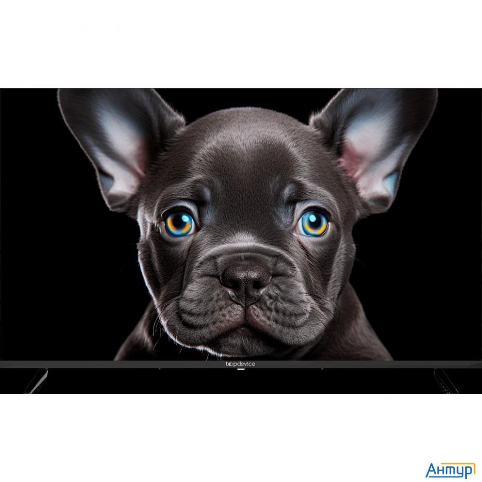 Topdevice 43"/uhd/va/smart Sber/1.5-8 Гб/bt/60Гц/черный