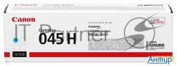 Тонер-картридж Canon 045c H голубой, 2200 стр., для I-sensys Mf631/633/635, Lbp611