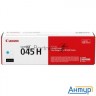 Тонер-картридж Canon 045c H голубой, 2200 стр., для I-sensys Mf631/633/635, Lbp611