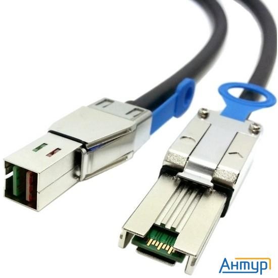 Кабель интерфейсный Dell  Sas Hd-mini - Hd-mini, 12gbps, 2m, Cus Kit