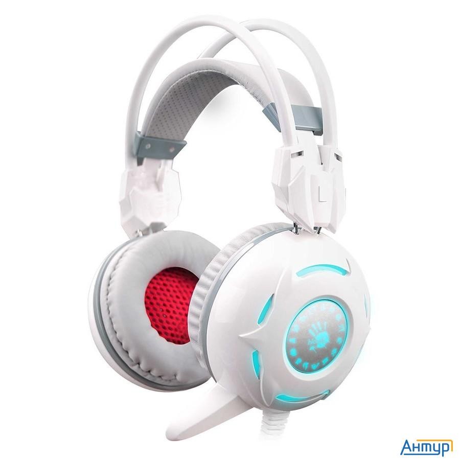 A4tech Bloody G300 белый 1.8м мониторные оголовье (g300 White+grey)