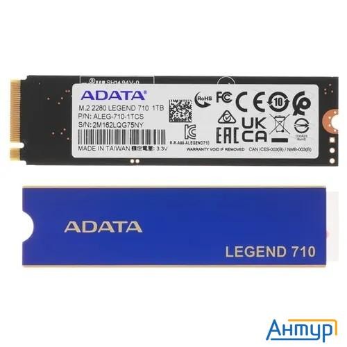Ssd A-data Pci-e 3.0 X4 1tb Aleg-710-1tcs Legend 710 M.2 2280