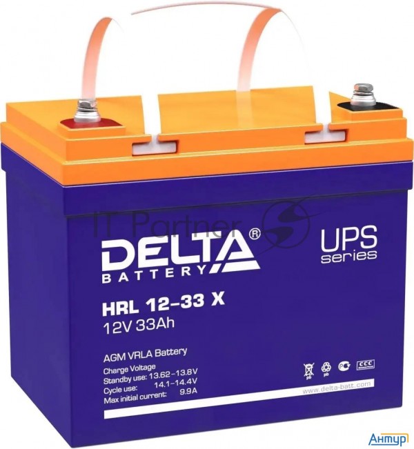 Батарея для ИБП Delta Hrl 12-33 X 12В 33Ач