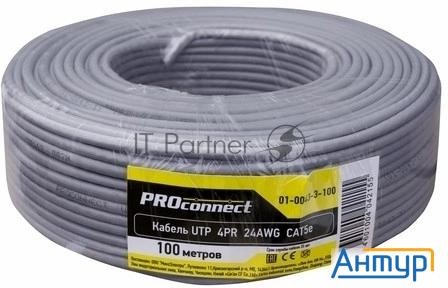 Кабель Proconnect (01-0043-3-100) Кабель Utp Cat5e  4 пары (100м) 0.51 мм