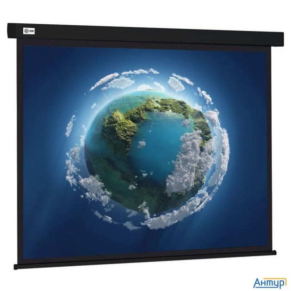 Экран Cactus 127x127см Wallscreen Cs-psw-127x127-bk 1:1 настенно-потолочный рулонный черный