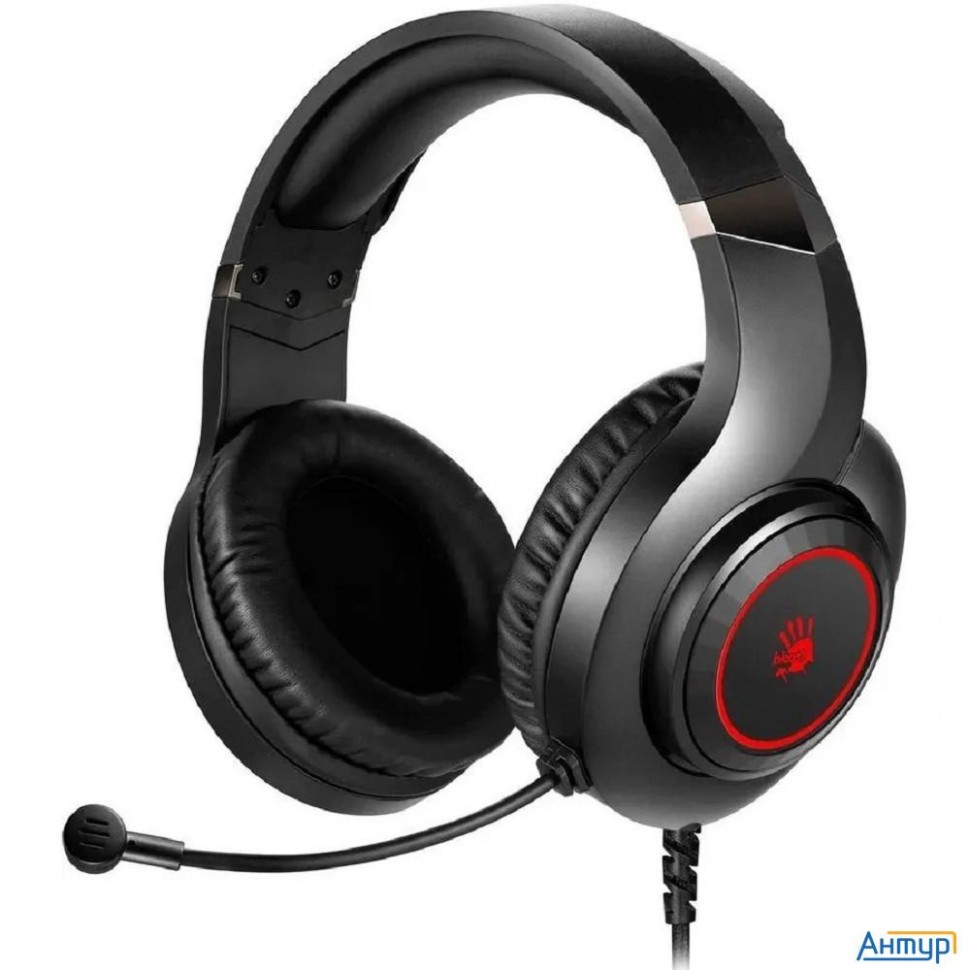 Наушники с микрофоном A4tech Bloody G220s черный 2м мониторные Usb оголовье (g220s Usb/ Black)