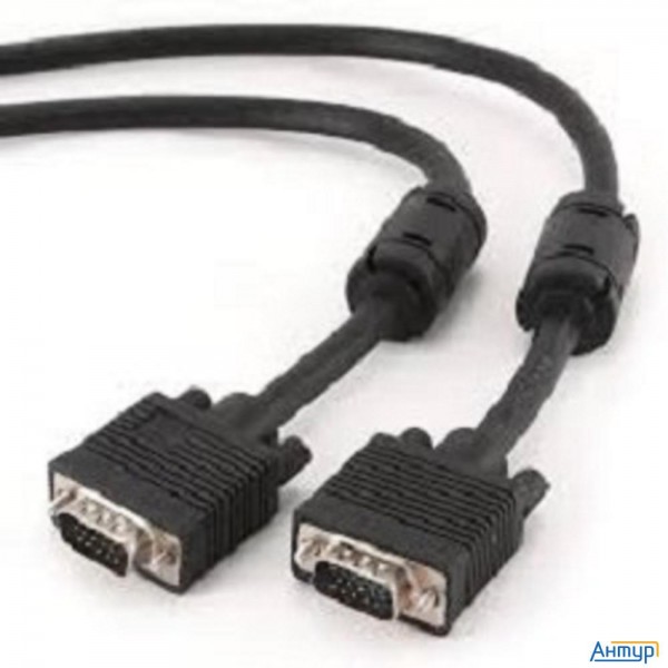 Gembird/cablexpert Cc-ppvga-10-b, Кабель Vga Premium , 15m/15m, 3.0м, черный, тройной экран, феррит.