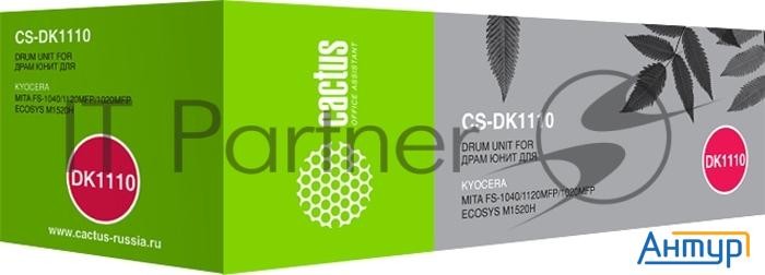 Блок фотобарабана Cactus Cs-dk1110 ч/б:100000стр. для Mita Ecosys Fs-1020mfp /fs-1040 Kyocera