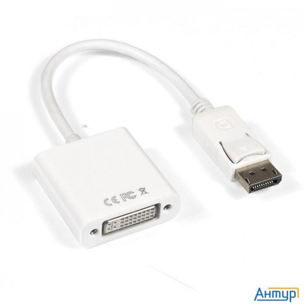 Exegate Ex284909rus Кабель-переходник Displayport-dvi Exegate Ex-dpm-dvif-0.15 (20m/19f, 0,15м)