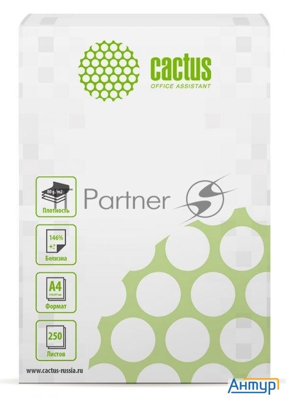 Бумага Cactus Cs-op-a480250 A4/80г/м2/250л./белый Cie146%