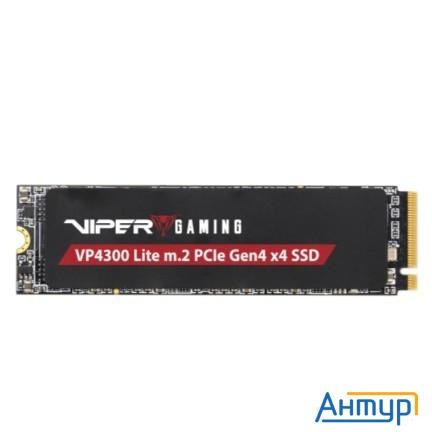 Накопитель Ssd Patriot Pcie 4.0 X4 500gb Vp4300l500gm28h Viper Vp4300 Lite M.2 2280