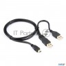 Кабель Gembird/cablexpert Ccp-usb22-am5p-3 Usb 2.0 Pro Кабель , 2xam/minibm 5p, 0.9м, экран, черный