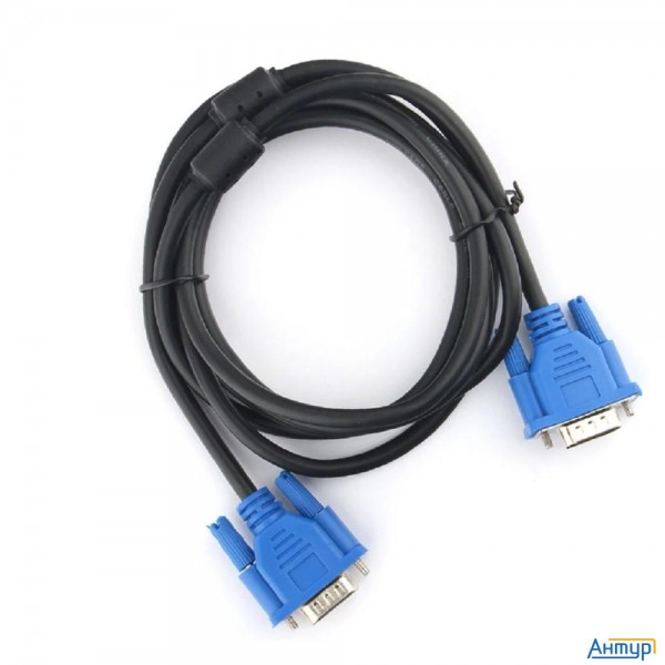 Кабель Vga Pro Cablexpert Cc-pvga-1.8m, 15m/15m, 1.8м, экран, феррит.кольца, пакет
