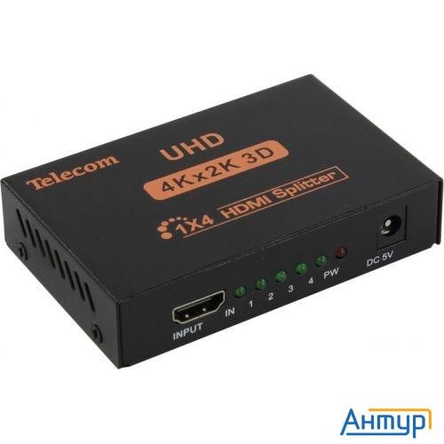 Telecom Разветвитель Hdmi 1=>4 4k@30 Hz <tts7005>