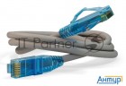 Патч-корд Hyperline Pc-lpm-utp-rj45-rj45-c6-10m-lszh-gy Патч-корд U/utp, Cat.6, Lszh, 10 м, серый
