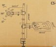 Кронштейн для монитора/ноутбука Cactus Cs-vm-lh07-al серебряный 13"-27" макс.8кг настольный поворот