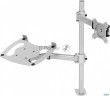 Кронштейн для монитора/ноутбука Cactus Cs-vm-lh07-al серебряный 13"-27" макс.8кг настольный поворот