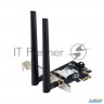 Сетевой адаптер Asus Pce-ax1800 Wifi 802.11ax, 2402 + 574mbpsб Pci-e Adapter, 2 антенны; 90ig07a0-mo